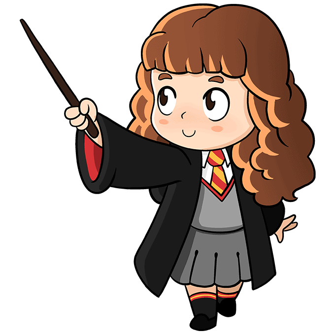 How to draw hermione granger from harry potter