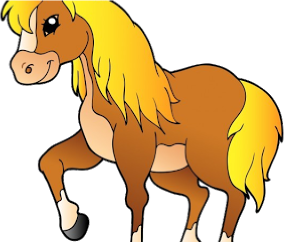 Cartoon horse clipart