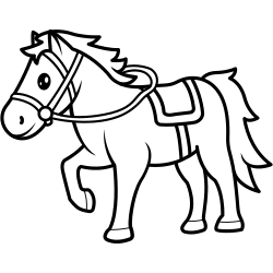 Horse coloring pages