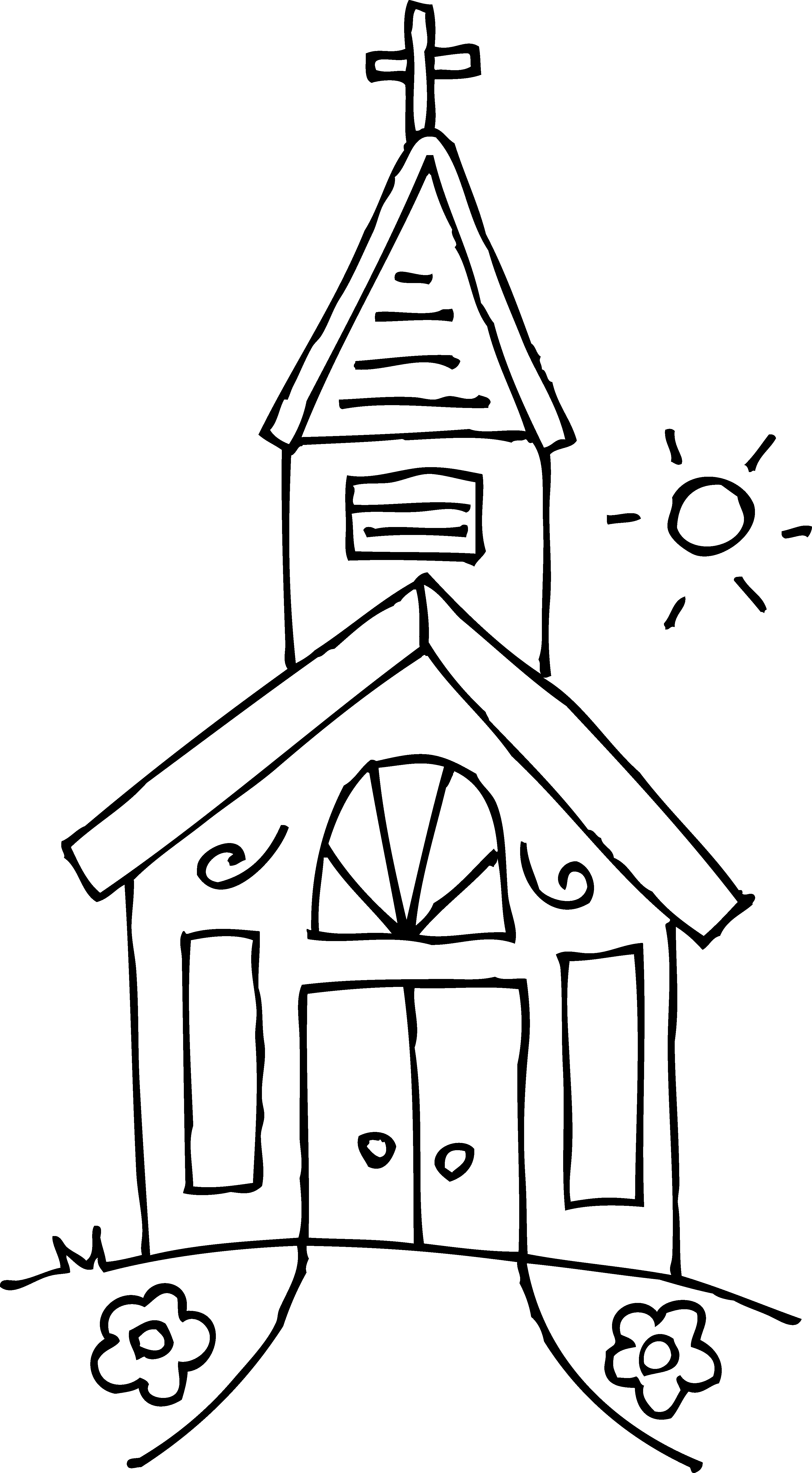 Cartoon church pictures painting crafts bible art journaling coloring pages