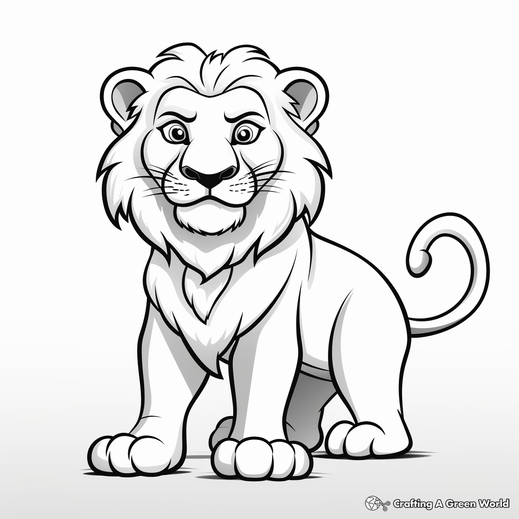 Lion coloring pages