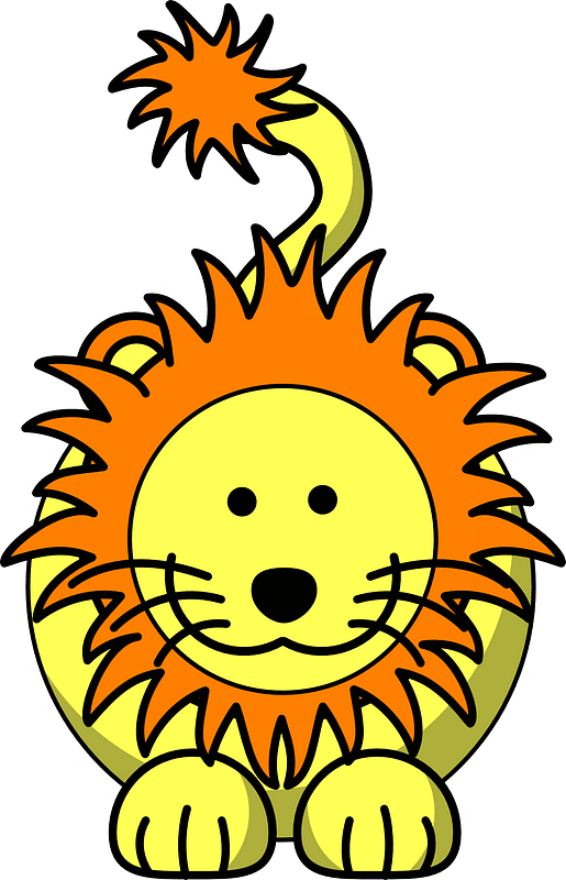 Cartoon lion clipart free download transparent png