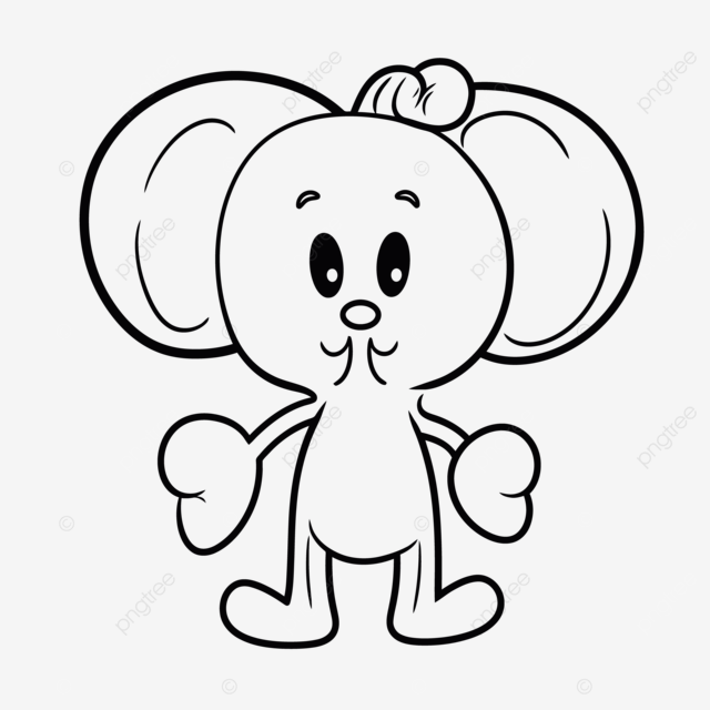 Baby mouse coloring pages for toddlers outline sketch drawing vector kidney drawing kidney outline kidney sketch png and vector with transparent background for free download