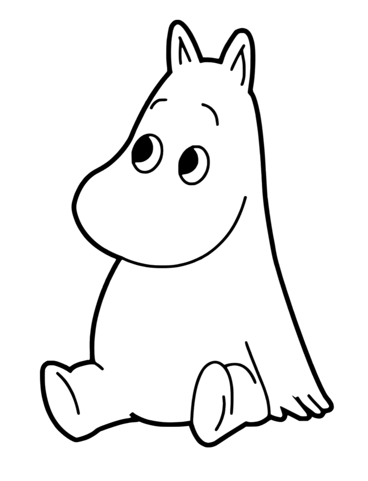 Moomin vinyl decal sticker lours and various sizes available a a a