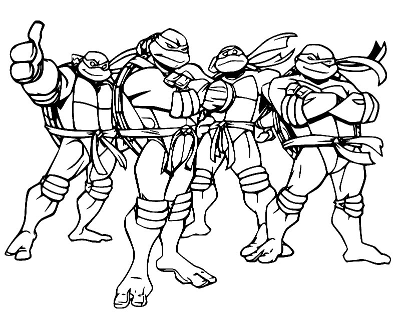 Ninja coloring pages printable for free download