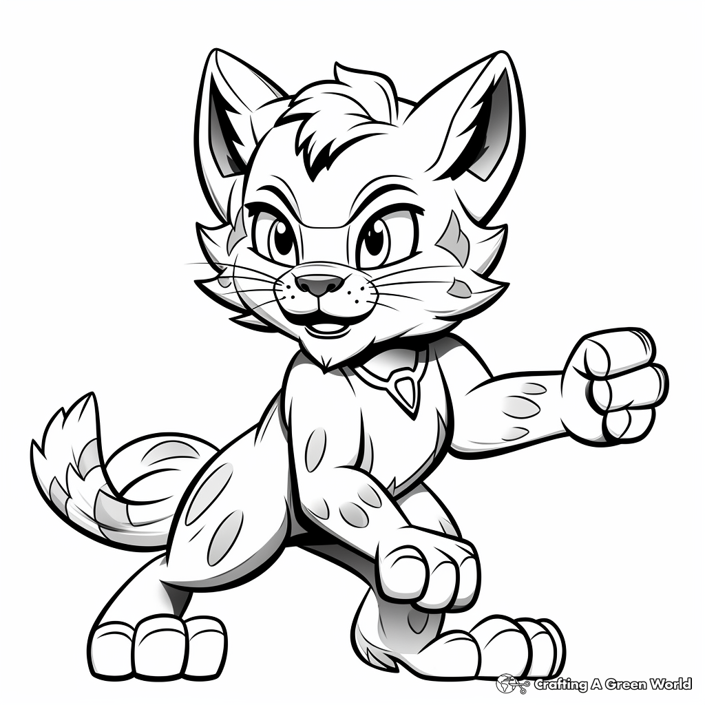 Wildcat coloring pages