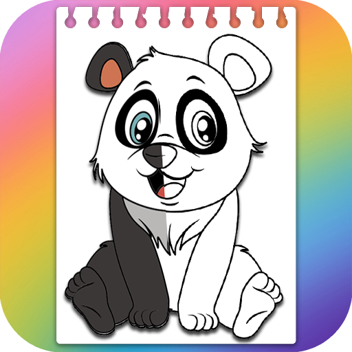 Panda coloring book