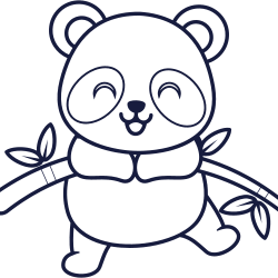 Panda coloring pages