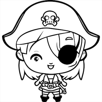 Page coloring pages pirate images