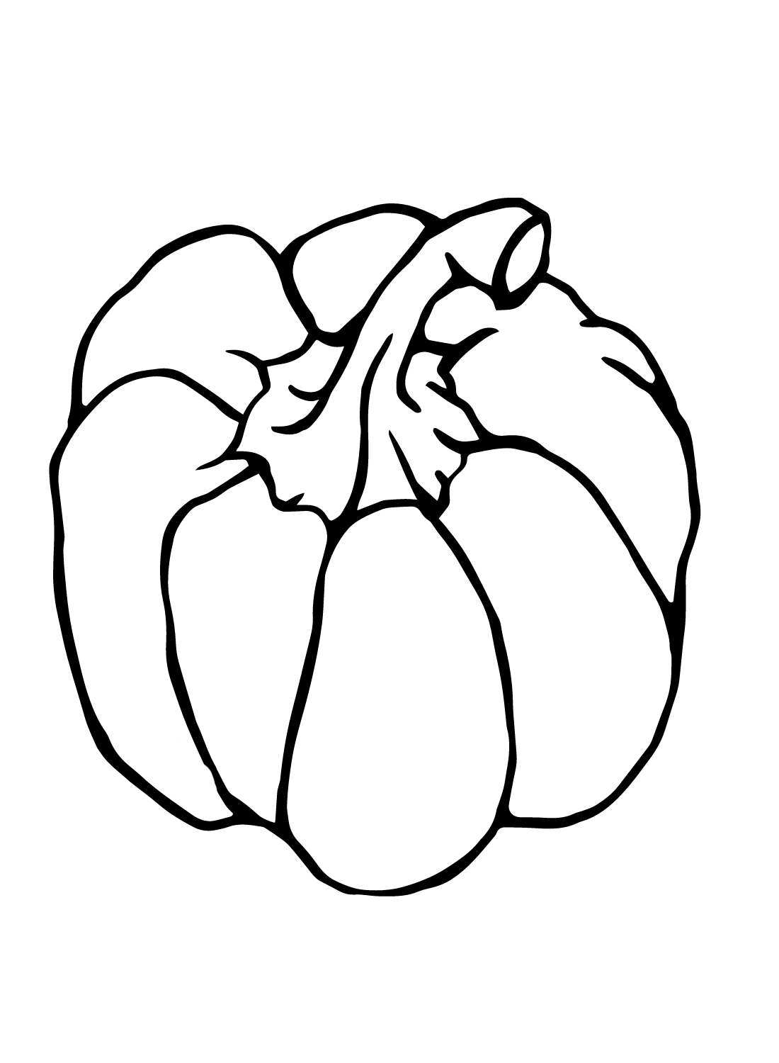 Bell pepper coloring pages printable for free download