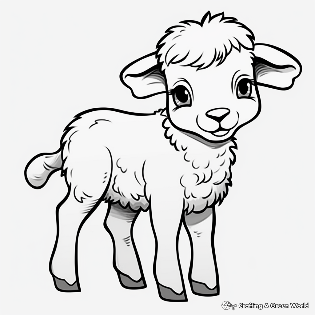 Sheep coloring pages