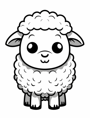 Sheep coloring pages hue therapy