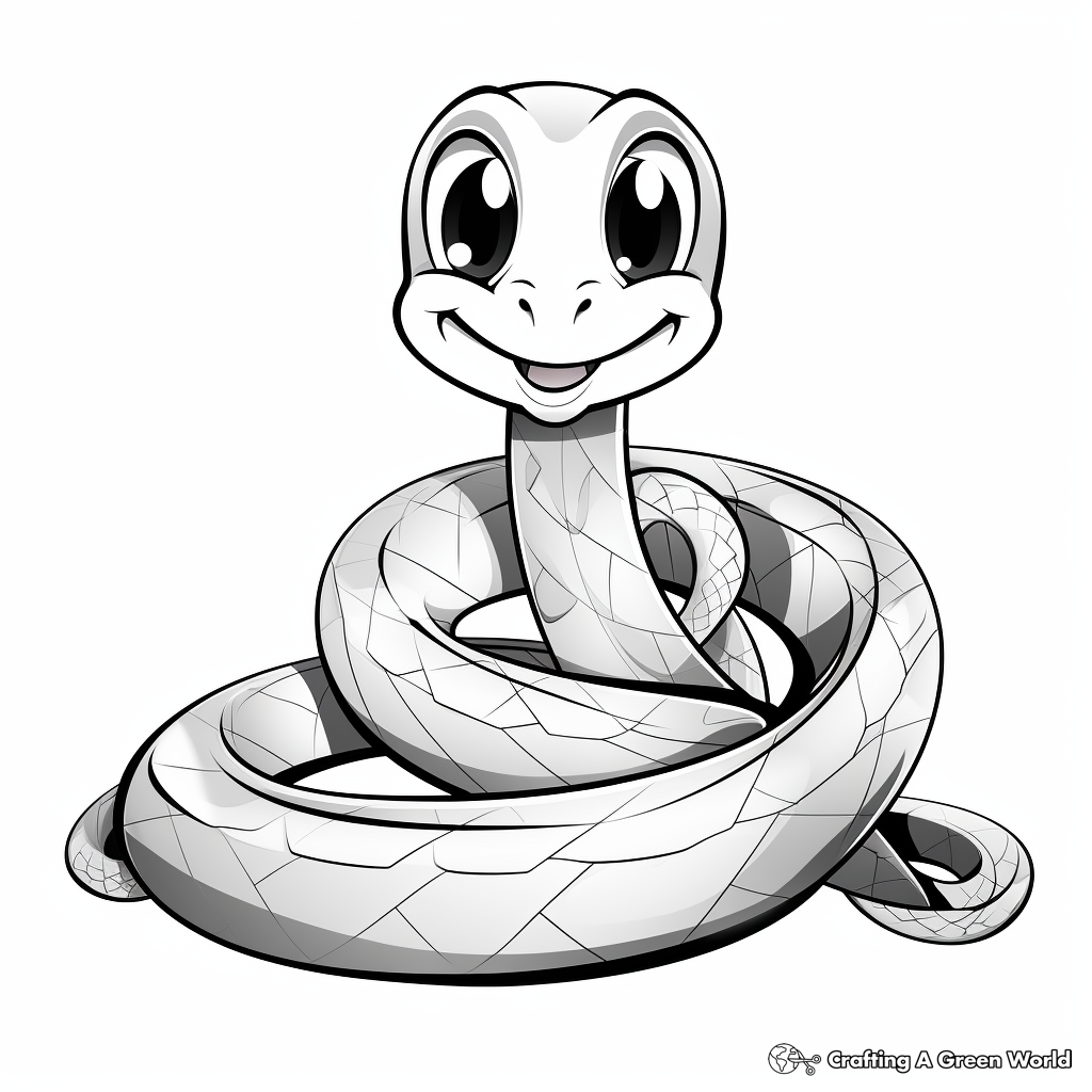 Boa constrictor coloring pages