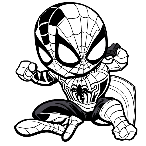 Spiderman coloring pages for kids