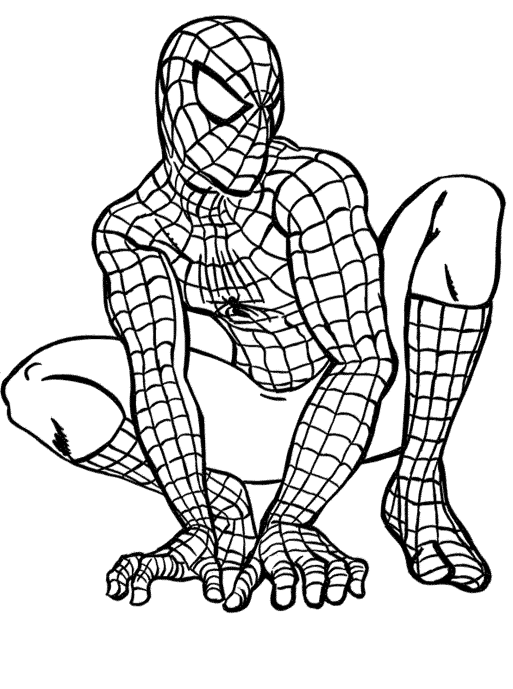 Superhero printable colouring pages