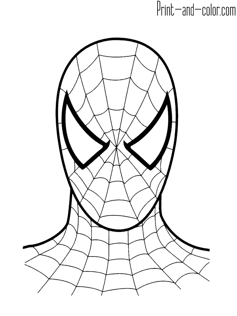 Spider man coloring pages print and color spiderman coloring batman coloring pages spiderman drawing