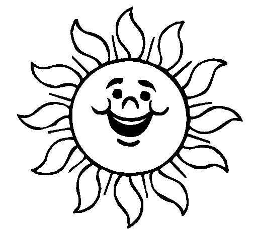 Coloring page sun nature â printable coloring pages