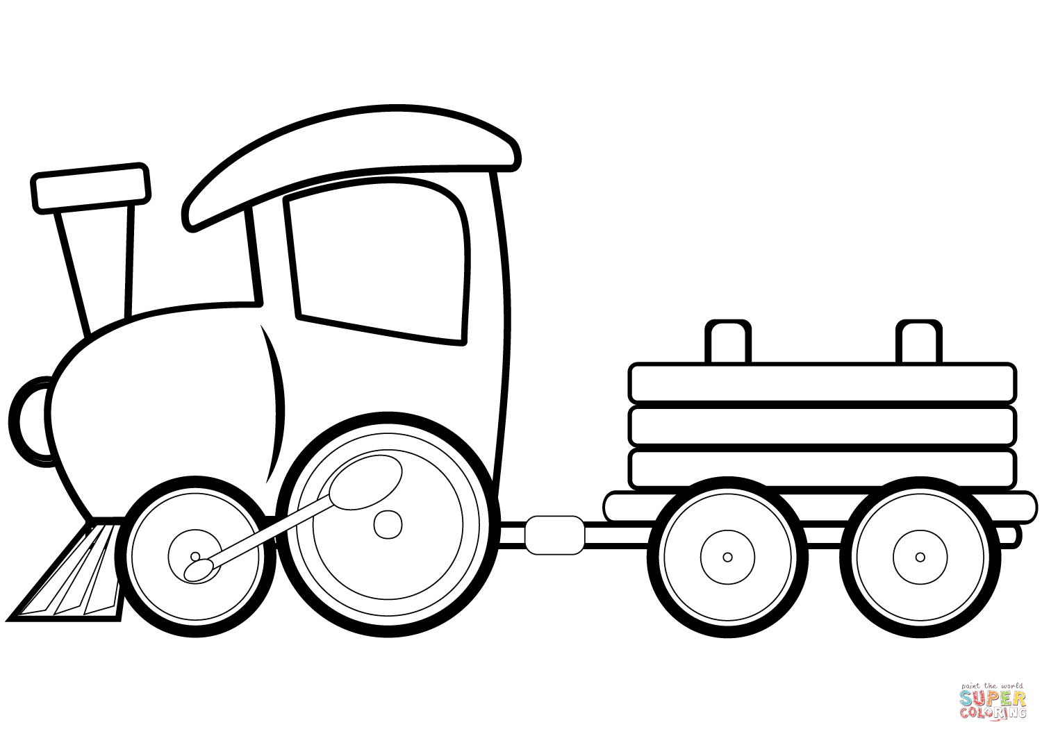 Toy train coloring page free printable coloring pages