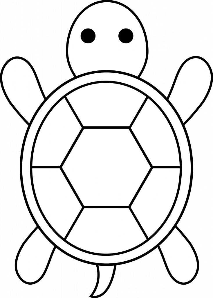 Weird easy coloring pages for boys turtle applique