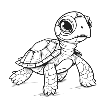 Baby turtle png vector psd and clipart with transparent background for free download