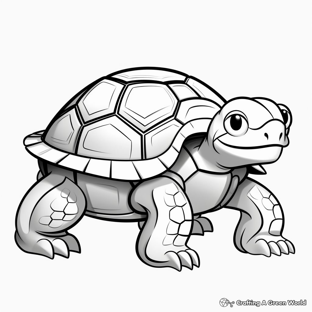 Turtle shell coloring pages