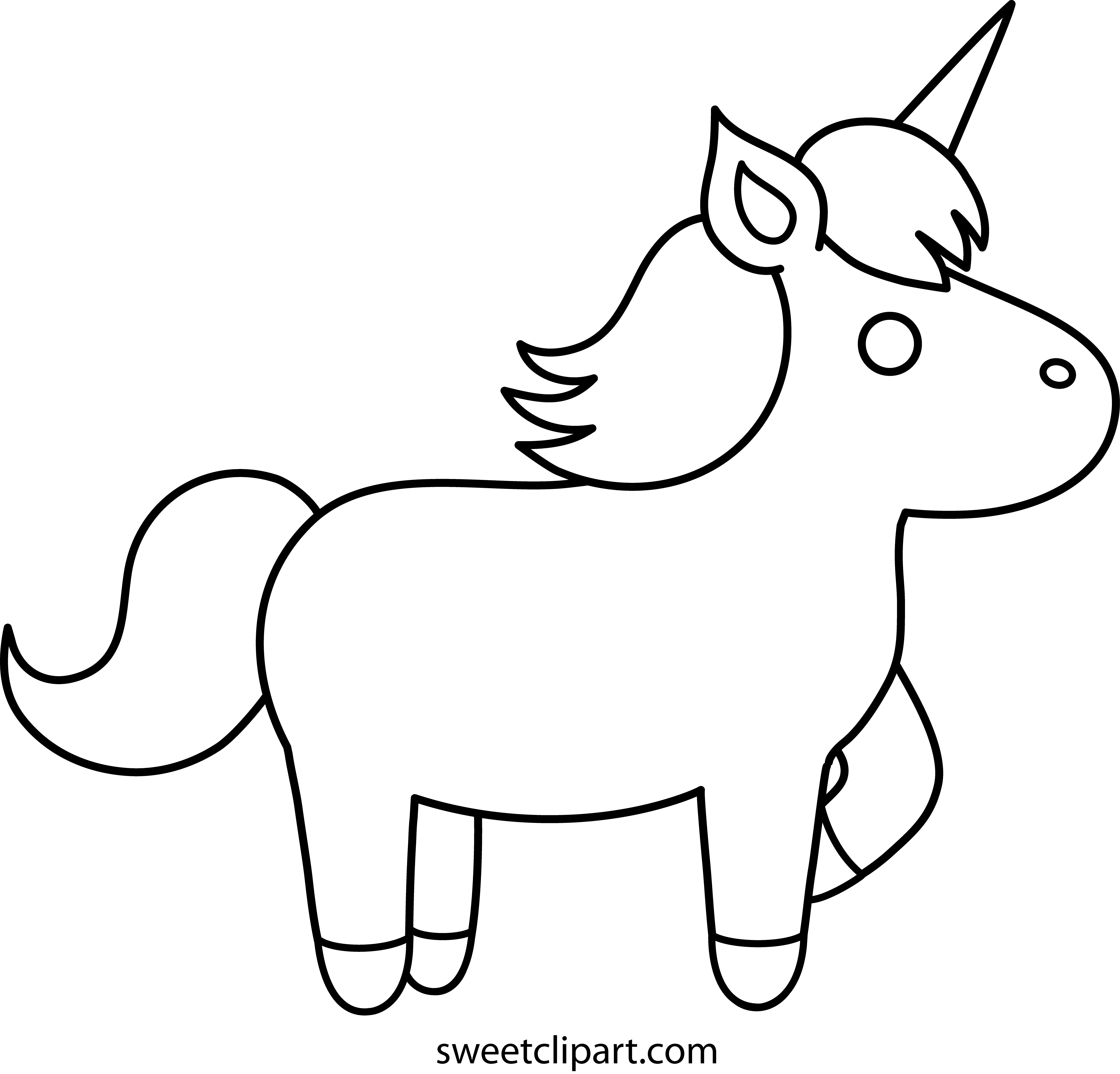 Easy unicorn coloring pages simple unicorn outline coloring coloring pages unicorn coloring pages unicorn outline unicorn pictures to color