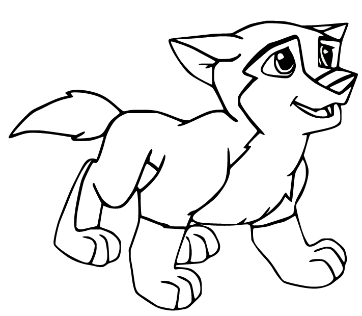 Balto coloring pages printable for free download