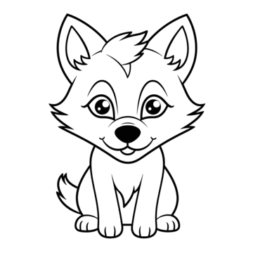 Wolf cartoon png vector psd and clipart with transparent background for free download