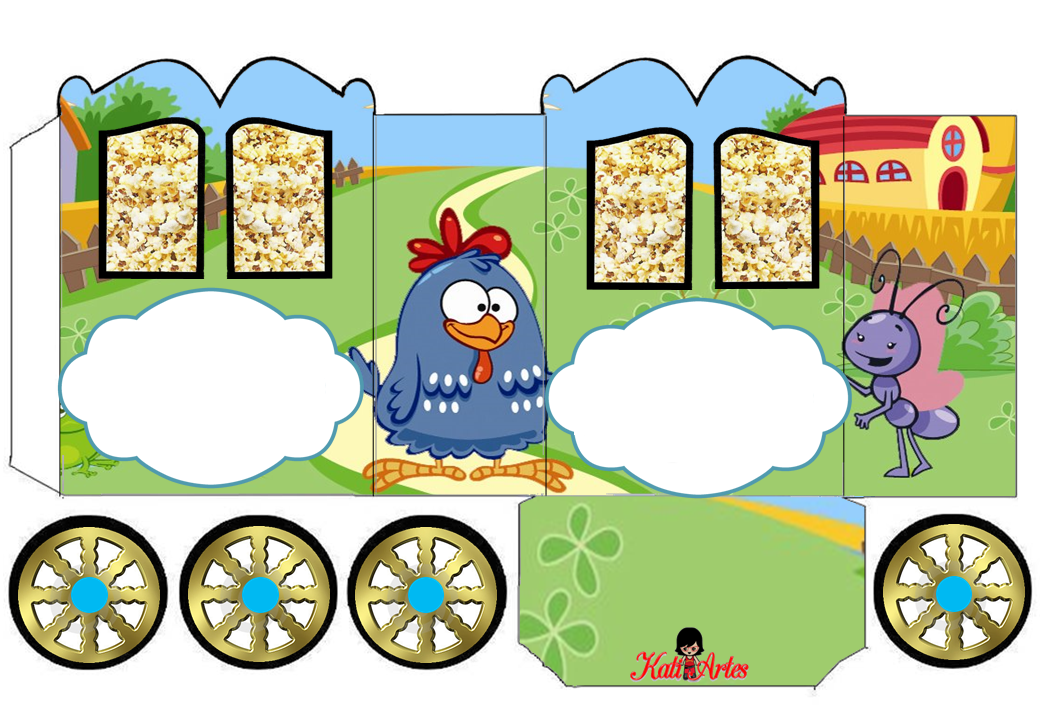 Lottie dottie chicken princess carriage shaped free printable boxes