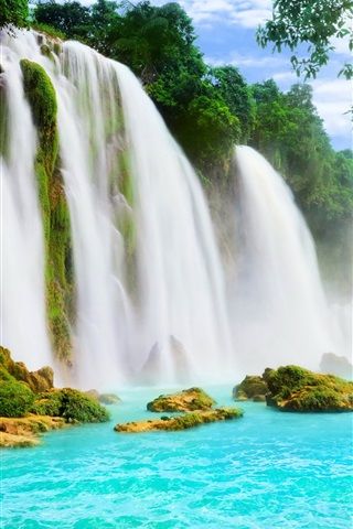 Cascada waterfall wallpaper cute summer wallpapers waterfall