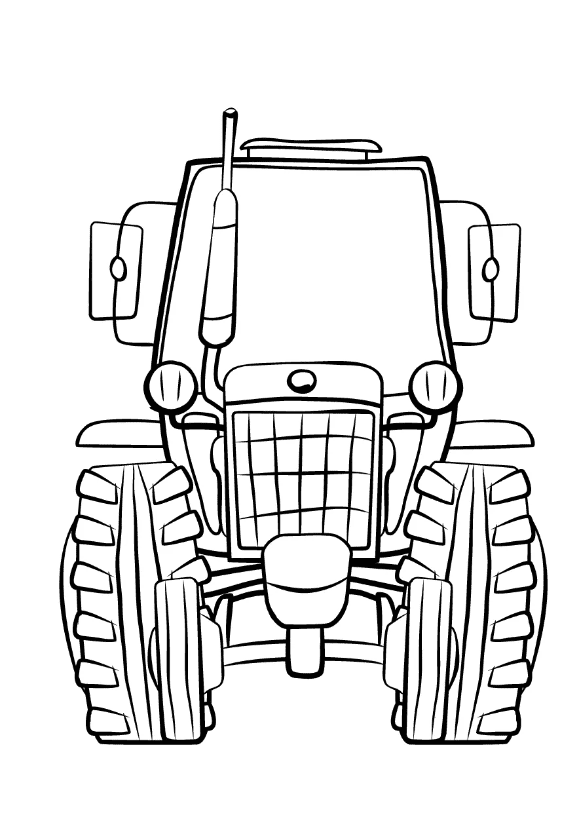 Tractor coloring pages free coloring pages for kids