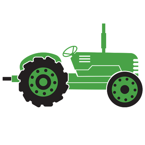 Farm tractor svg cut file at