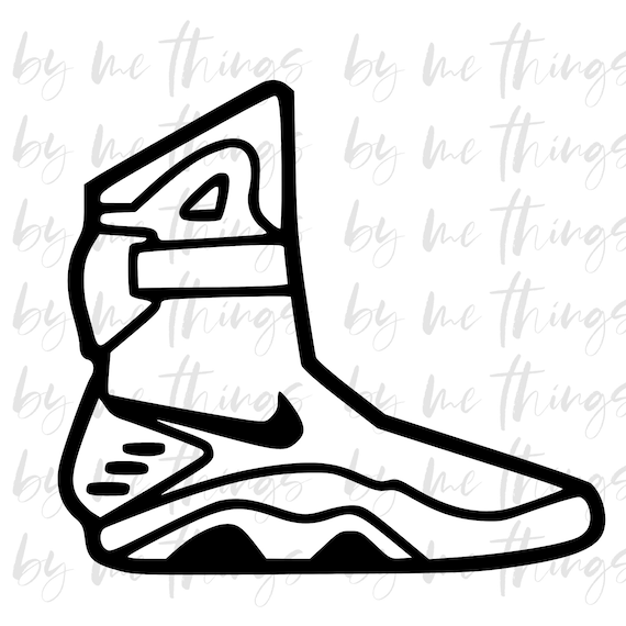 Volver al futuro zapato descarga instantãnea svg png para