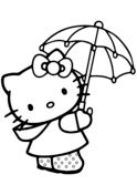 Dibujos de hello kitty para colorear