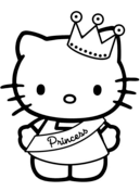 Dibujos de hello kitty para colorear