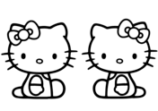 Dibujos de hello kitty para colorear