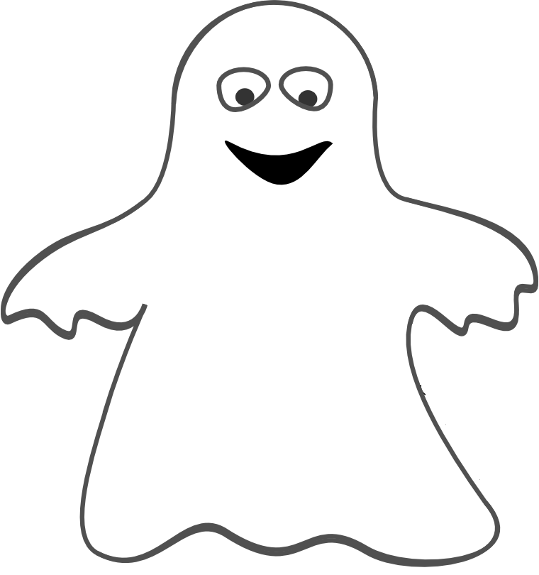 Free printable ghost coloring pages for kids