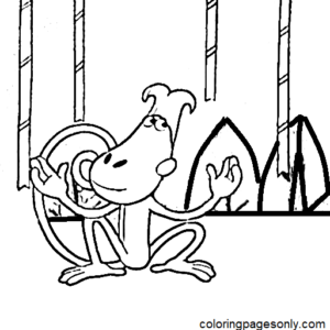 Zoo lane coloring pages printable for free download