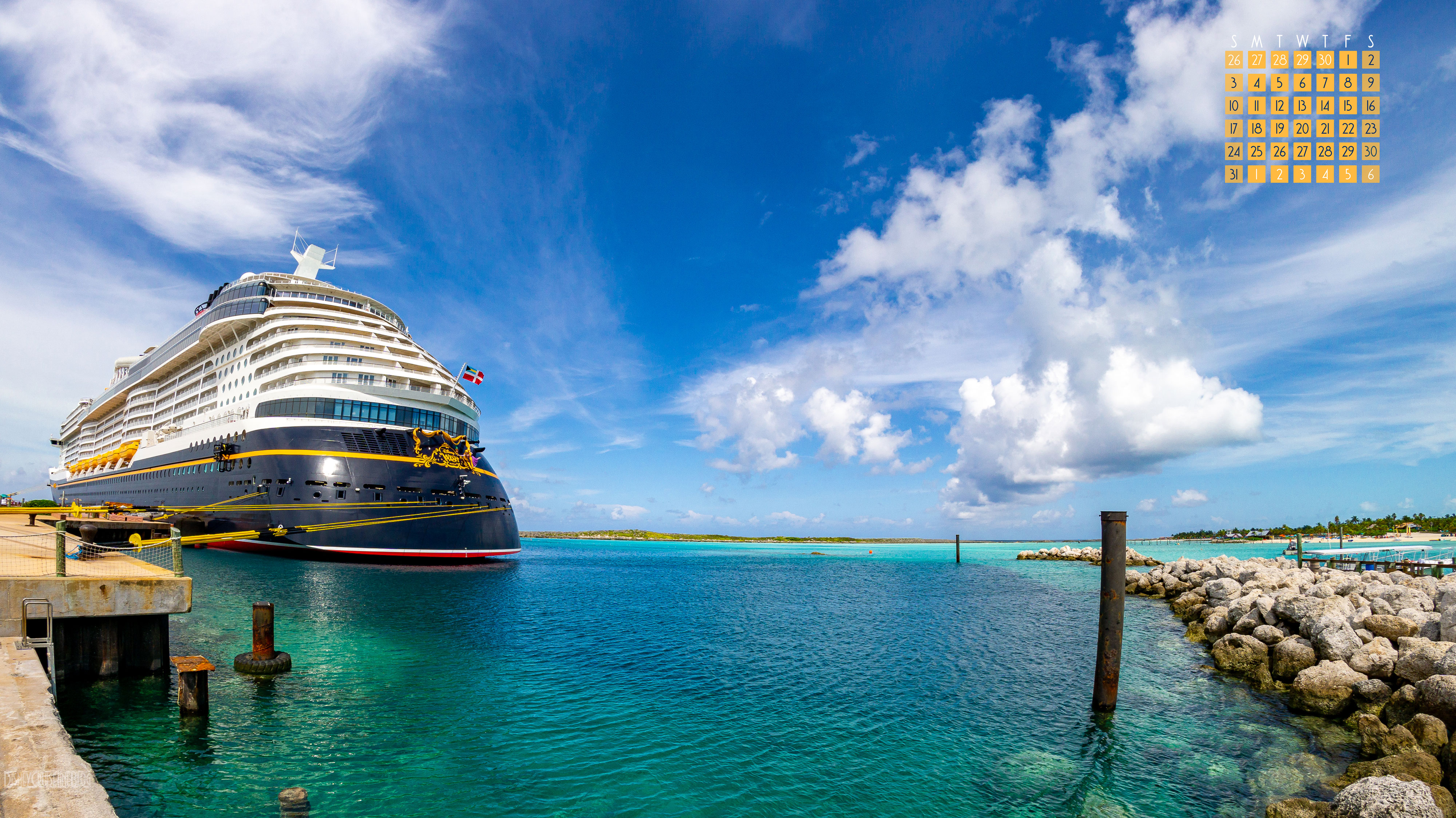 July disney wish at castaway cay desktop wallpaper â the disney cruise line blog