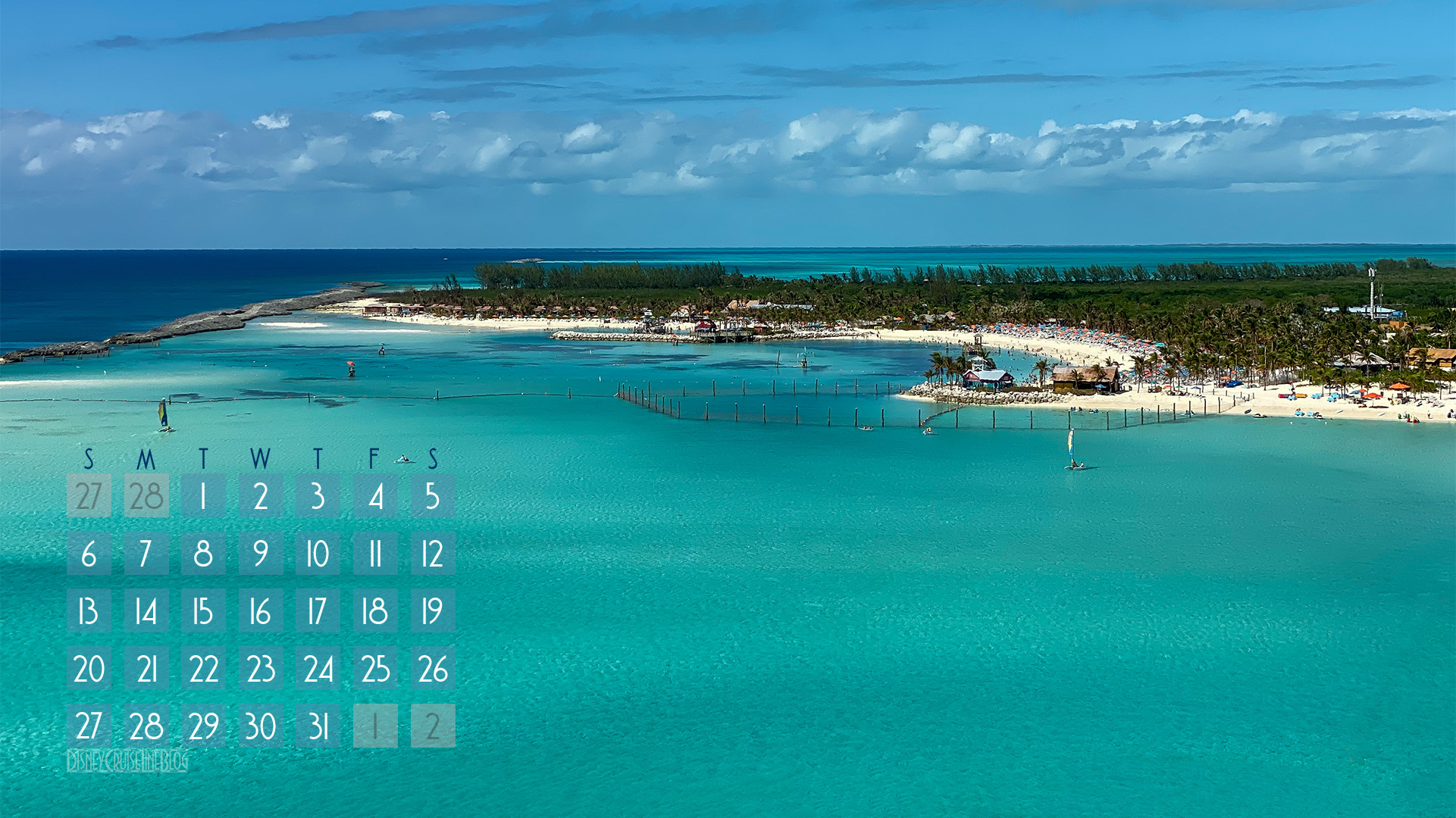 March castaway cay desktop wallpaper â the disney cruise line blog