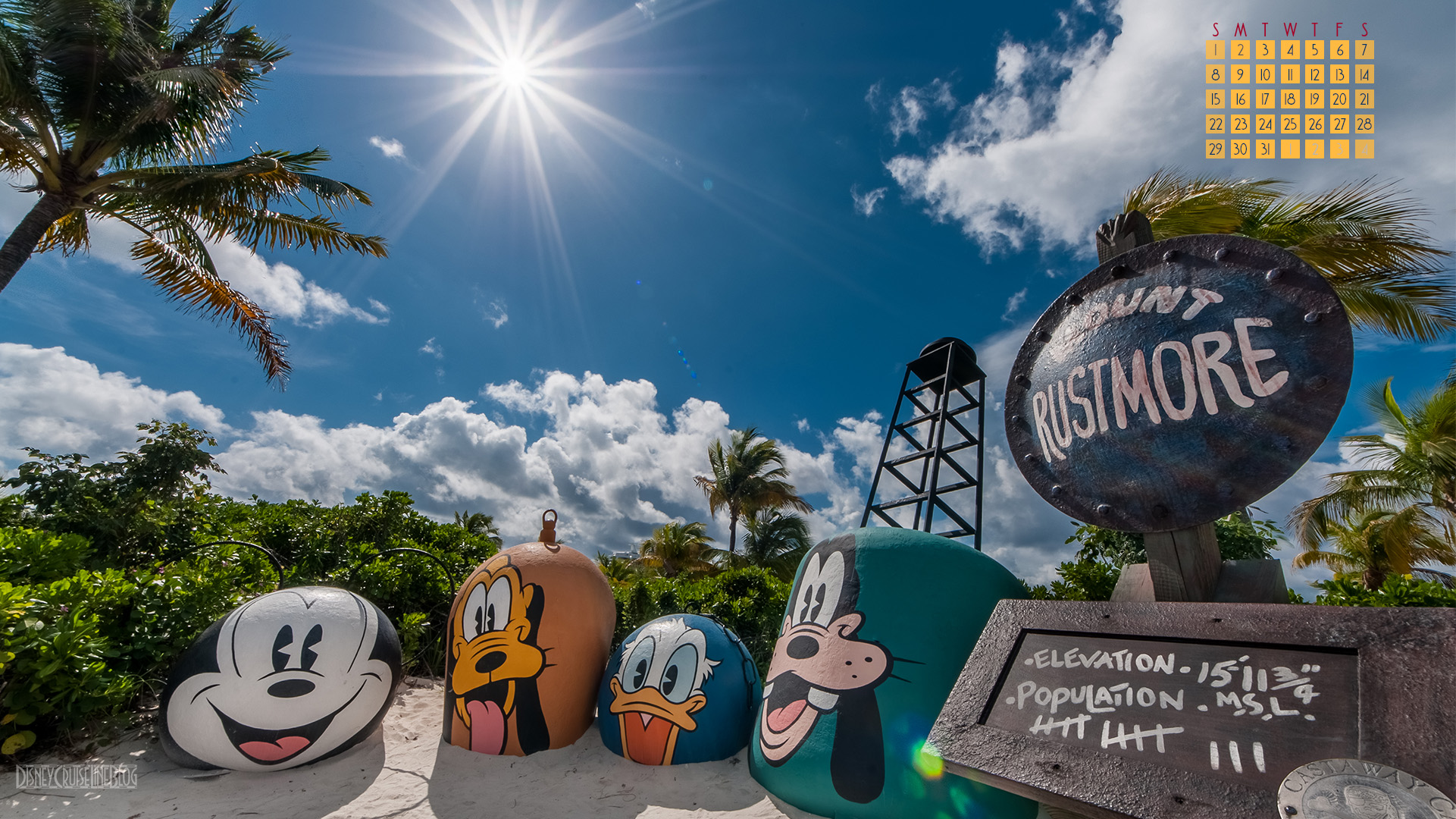 May castaway cay mount rustmore desktop wallpaper â the disney cruise line blog