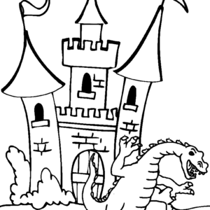 Castle coloring pages printable for free download