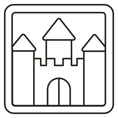 Castle coloring page free printable coloring pages