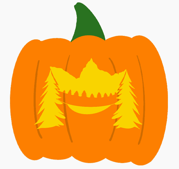 Colorado themed pumpkin carving templates