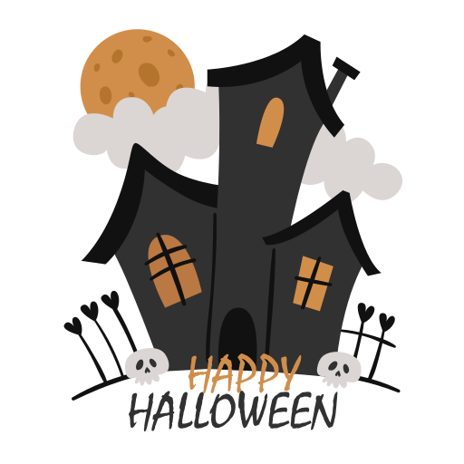 Castle house stickers