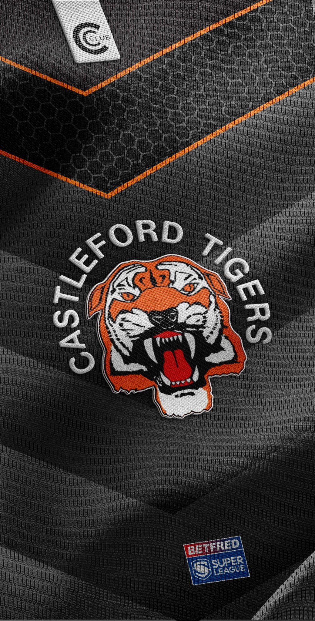 Allstar design on castleford tigers kit wallpapers castleford tigers superleague rugbyleague wallpaper classycas httpstcoyjzbla