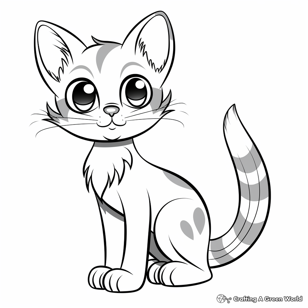 Kitty coloring pages