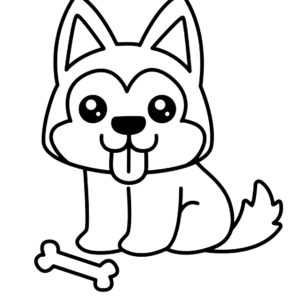 Husky coloring pages printable for free download