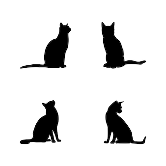 Page cat silhouette tattoo images