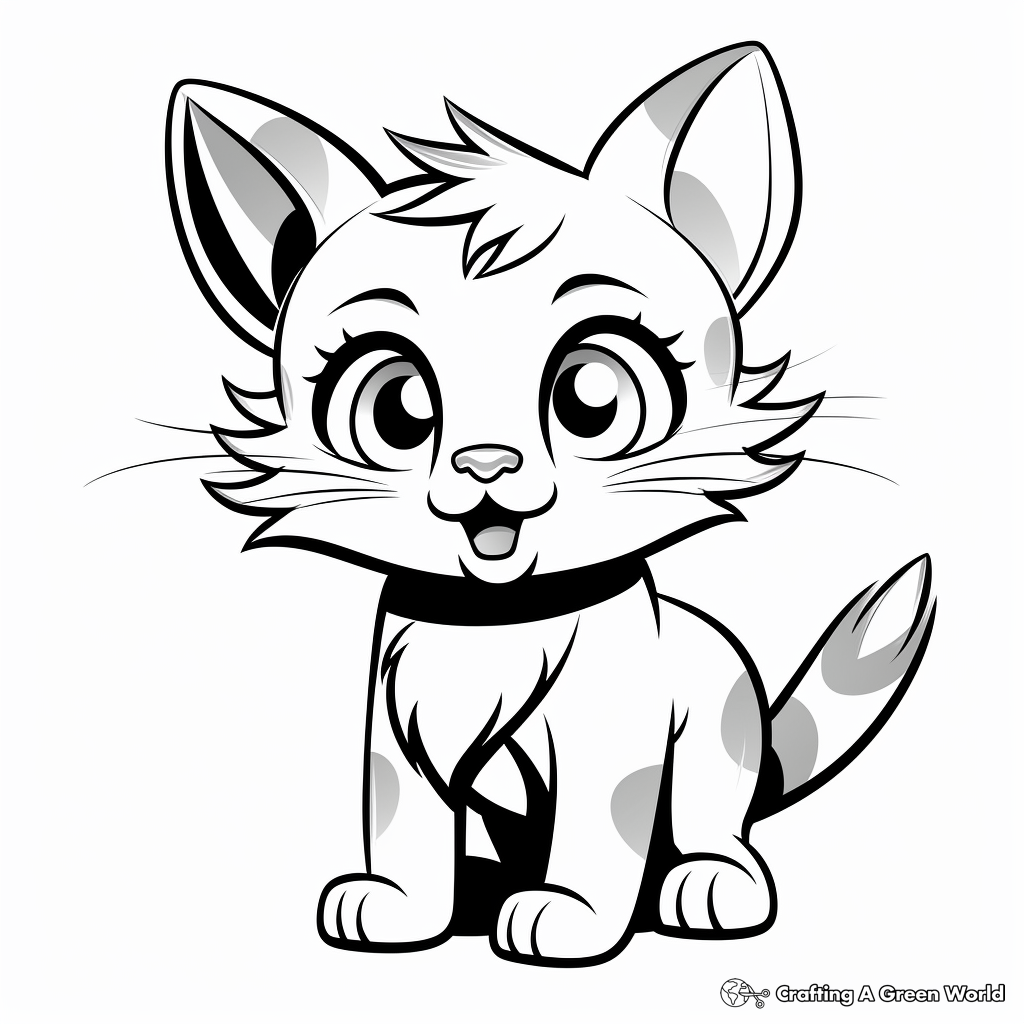 Cartoon animals coloring pages